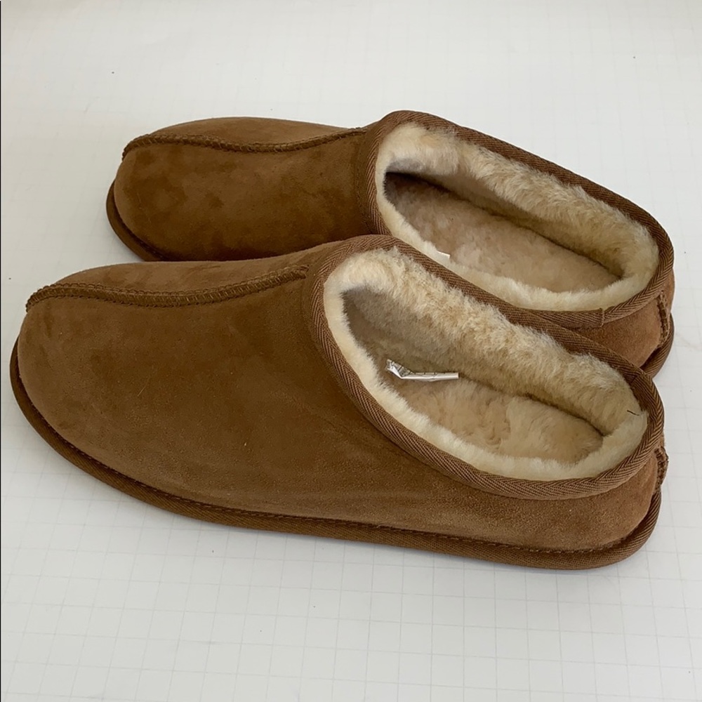 Men’s shearling slippers